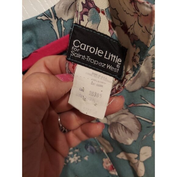 Vintage Carol Little Saint Tropez 1920's Style Dress Size 4 Vintage Clothing - Picture 11 of 12